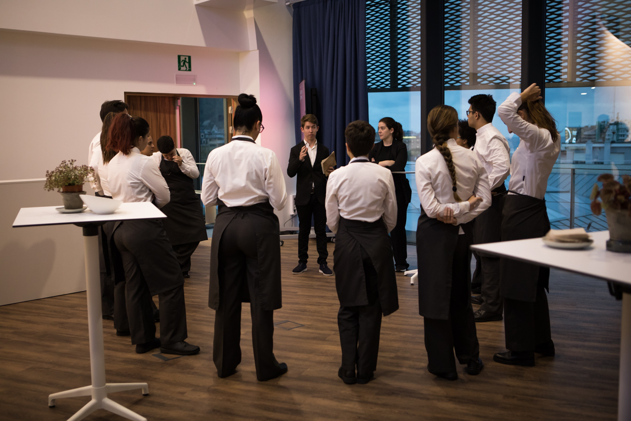 equipo de personal de restaurante